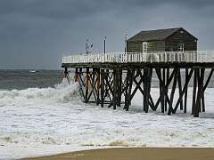 84: 10-12 Storm Waves On The Belmar Fishing Pier-1